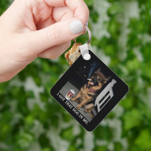 Ik Heb Die Hond In Me, Grappige Duitse Herders Mem Sleutelhanger