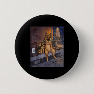 Ik Heb Die Hond In Me Grappige Duitse Herdershond  Ronde Button 5,7 Cm