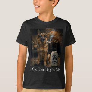 Ik Heb Die Hond In Me Grappige Duitse Herdershond  T-shirt