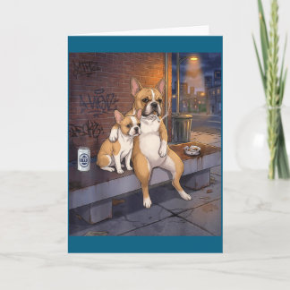 Ik Heb Die Hond In Me Grappige Franse Bulldog Rokt Kaart