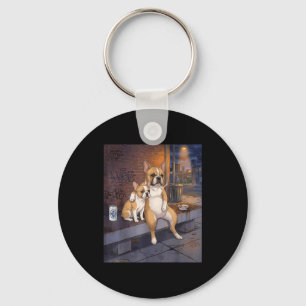 Ik Heb Die Hond In Me Grappige Franse Bulldog Rokt Sleutelhanger