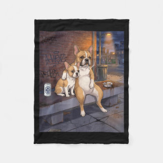 Ik Heb Die Hond In Me Grappige Franse Bulldog Rook Fleece Deken