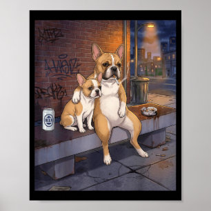 Ik Heb Die Hond In Me Grappige Franse Bulldog Rook Poster