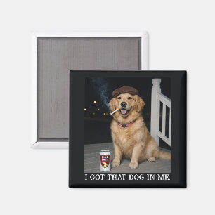Ik Heb Die Hond In Me, Grappige Golden Retriever M Magneet