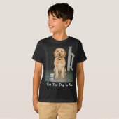 Ik Heb Die Hond In Me Grappige Gouden Doodle Rookt T-shirt (Voorkant volledig)