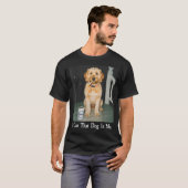 Ik Heb Die Hond In Me Grappige Gouden Doodle Rookt T-shirt (Voorkant volledig)