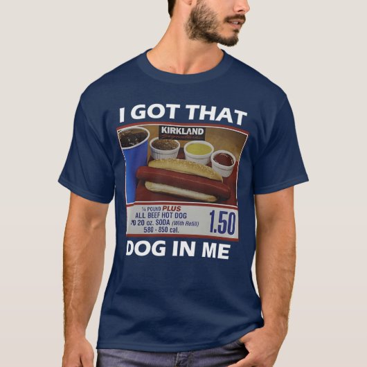Ik Heb Die Hond In Me Grappige Hotdog Pullover vin (Voorkant)