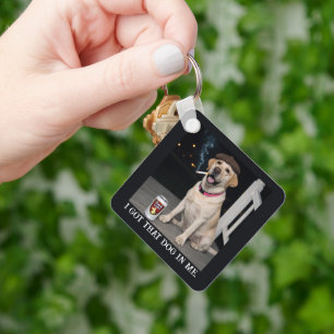 Ik Heb Die Hond In Me, Grappige Labrador Retriever Sleutelhanger