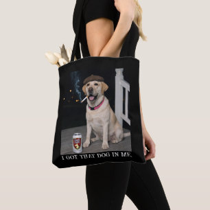 Ik Heb Die Hond In Me, Grappige Labrador Retriever Tote Bag