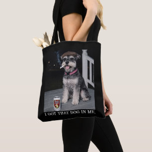 Ik Heb Die Hond In Me, Grappige Miniatuur Schnauze Tote Bag