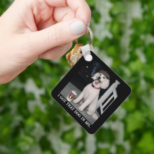 Ik Heb Die Hond In Me, Grappige Poodle Karakter Sleutelhanger