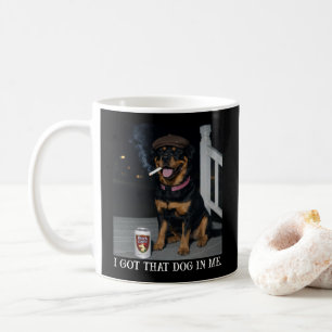Ik Heb Die Hond In Me, Grappige Rottweiler Karakte Koffiemok