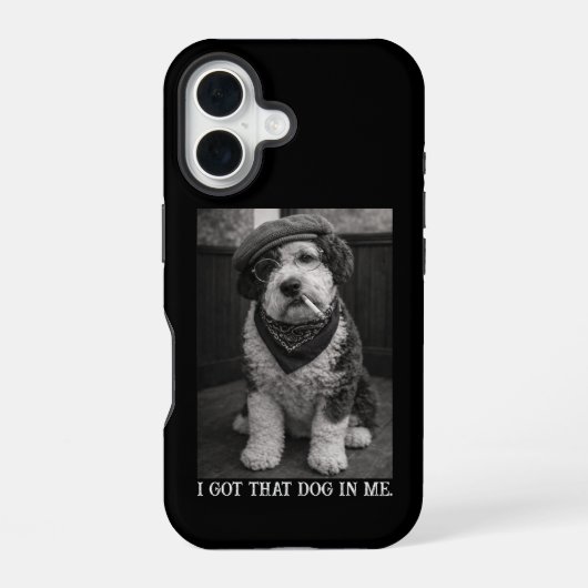 Ik Heb Die Hond In Me Grappige Sheepadoodle Foto iPhone 16 Hoesje (Achterkant)