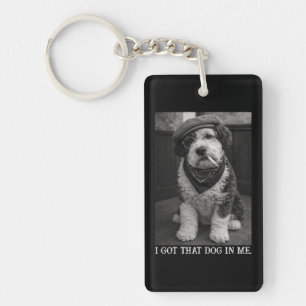 Ik Heb Die Hond In Me Grappige Sheepadoodle Foto Sleutelhanger