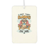 Ik heb die hond in me klassieke T-shirt (6) Luchtverfrisser (Voorkant)