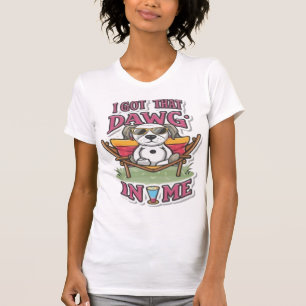 Ik heb die hond in me klassieke T-shirt (7)