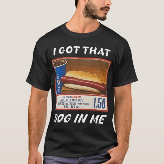 Ik heb die hond in mij grappig t-shirt (Voorkant)