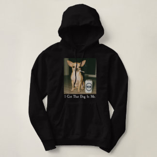 Ik Heb Die Hond in Mij Grappige Chihuahua Rokt Bie Hoodie