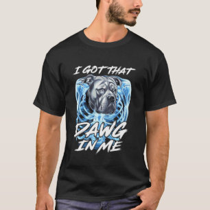 Ik Heb Die Hond in Mij Pitbull Röntgen Ribbenkast T-shirt