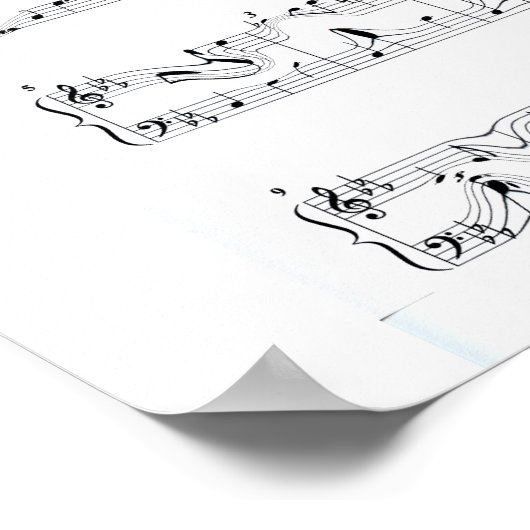 Ik heb die "Sonata Allegro Blues". Poster (Hoek)