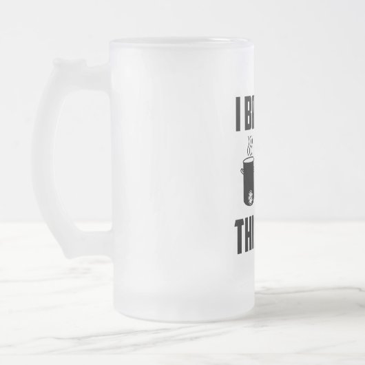 Ik heb dit bier gebrouwen! Bierkroes Matglas Bierpul (Links)