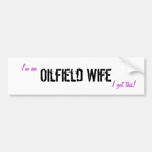 Ik heb dit. bumpersticker (Voorkant)