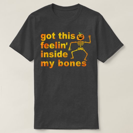 Ik heb dit element in mijn Botten Halloween Pumpki T-shirt (Design voorkant)
