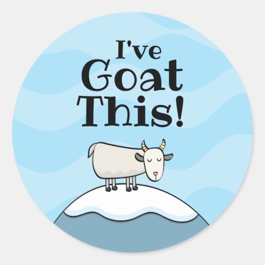 Ik heb dit gegeten ronde sticker (Voorkant)