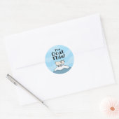 Ik heb dit gegeten ronde sticker (Envelop)