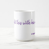 Ik heb dit gekocht met zijn geld. #co-ouderschap m koffiemok (Center)