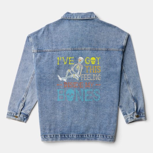 Ik heb dit gevoel in mijn Botten Denim Jacket (Achterkant)