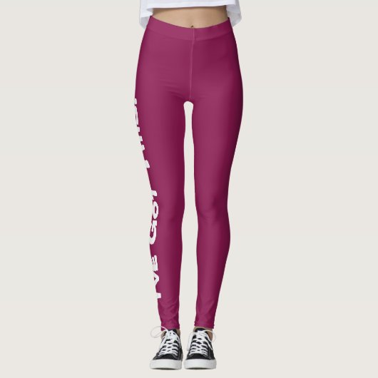 "Ik heb dit" - Inspirerend met uw kleur en zin Leggings (Voorkant)