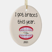Ik heb dit jaar een race. keramisch ornament (Rechts)
