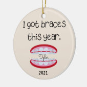 Ik heb dit jaar een race. keramisch ornament (Links)