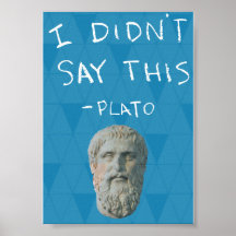 "Ik heb dit niet gezegd" - Plato