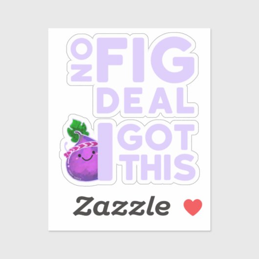 Ik heb dit niet. - Punny Garden Sticker (Vel)