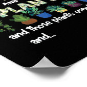 Ik heb dit Plant nodig en dat andere Plant Poster (Hoek)