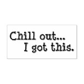 Ik heb dit. rubberstempel (Afrduk)