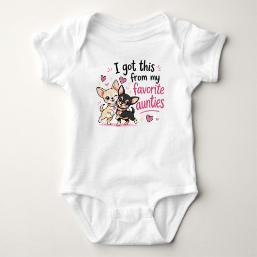 Ik heb dit van mijn favoriete tantes onesie romper (Voorkant)