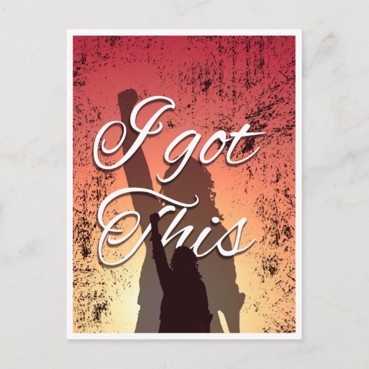 Ik heb dit | Viering van de kracht van vrouwen tri Briefkaart (Voorkant)