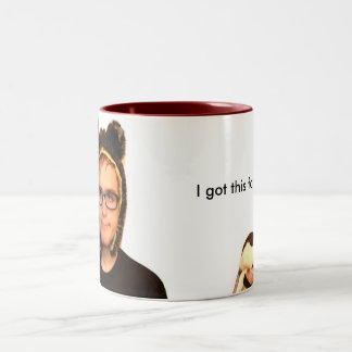 Ik heb dit voor jou. tweekleurige koffiemok