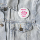 Ik heb doelverdediger liefdevolle zorg nodig Funny Ronde Button 5,7 Cm (In situ)