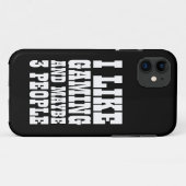 IK HEB DOL OP GAMEN EN MISSCHIEN 3 MENSEN Case-Mate iPhone CASE (Achterkant (horizontaal))