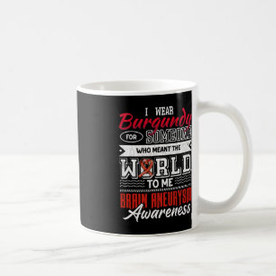 Ik heb donkerrood Draag voor iemand die Brain Aneu Koffiemok