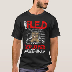 Ik heb Draag voor mijn ingezette dochter in de Mil T-shirt