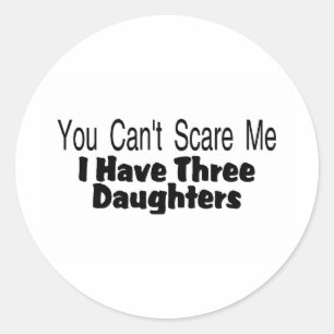 Ik heb drie dochters (2) ronde sticker
