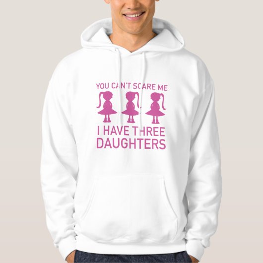 Ik heb drie dochters hoodie (Voorkant)