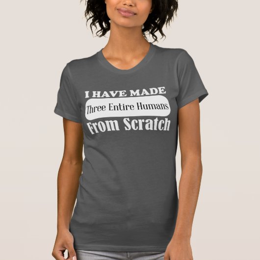 Ik heb drie hele mensen gemaakt van kras shirt (Voorkant)