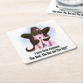 Ik heb drie ringstonen: het goede, het slechte en  kartonnen onderzetters (Schuin)