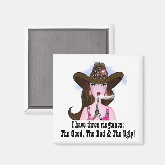 "Ik heb drie ringtones: het goede, het slechte en Magneet (Voorkant / Achterkant)